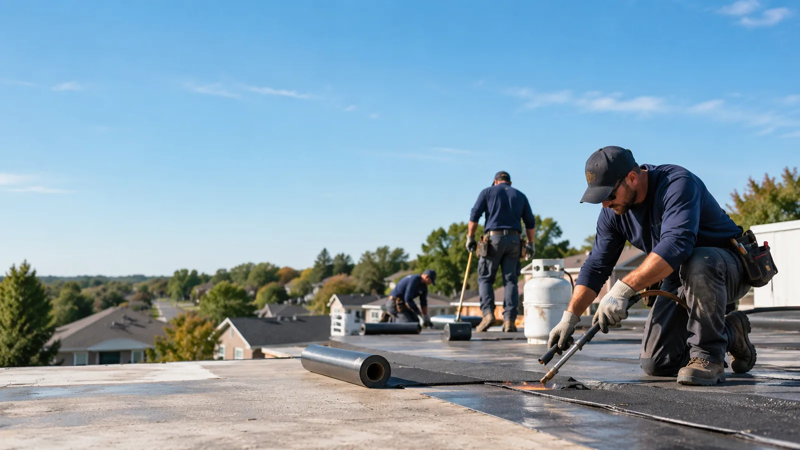 Flat Roof Leak Repair providers in Eola, IL